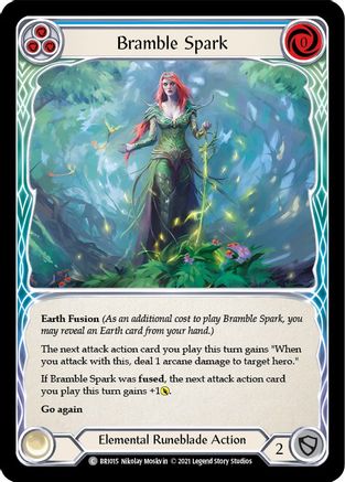 Bramble Spark (Blue) [BRI015] (Tales of Aria Briar Blitz Deck)  1st Edition Normal Flesh And Blood Single Flesh And Blood   
