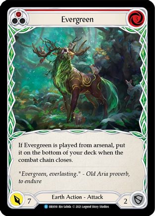 Evergreen (Red) [BRI018] (Tales of Aria Briar Blitz Deck)  1st Edition Normal Flesh And Blood Single Flesh And Blood   