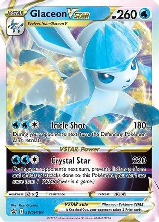 Glaceon VSTAR - SWSH197 (SWSH197/307) Holofoil [Promos: SWSH Promo Cards] Pokemon Single Pokémon