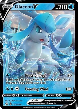 Glaceon V - SWSH196 (SWSH196/307) Holofoil [Promos: SWSH Promo Cards] Pokemon Single Pokémon