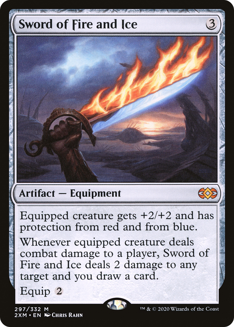 Sword of Fire and Ice (2XM-297) [Double Masters] Foil MTG Single Wizards of the Coast