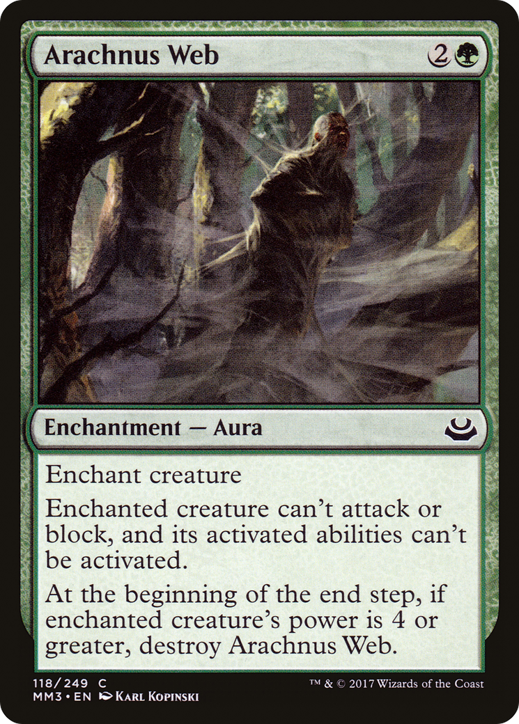 Arachnus Web (MM3-118) [Modern Masters 2017] Foil MTG Single Wizards of the Coast