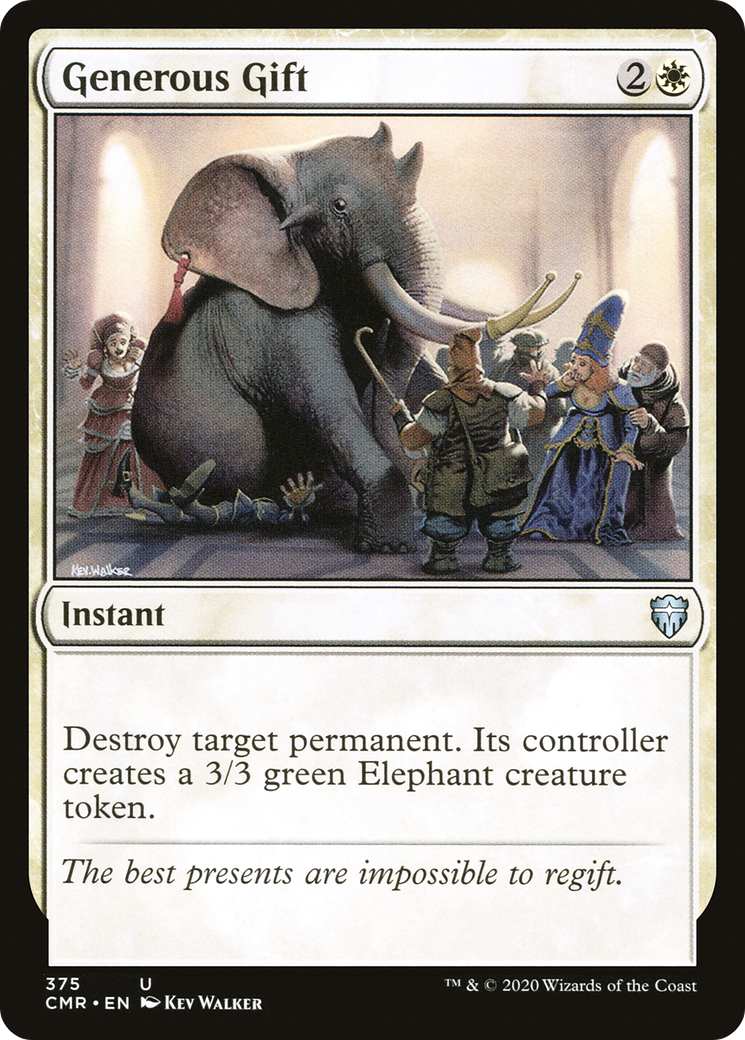 Generous Gift (CMR-375) [Commander Legends] MTG Single Wizards of the Coast