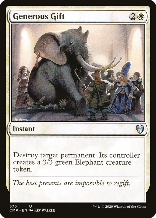 Generous Gift (CMR-375) [Commander Legends] MTG Single Wizards of the Coast