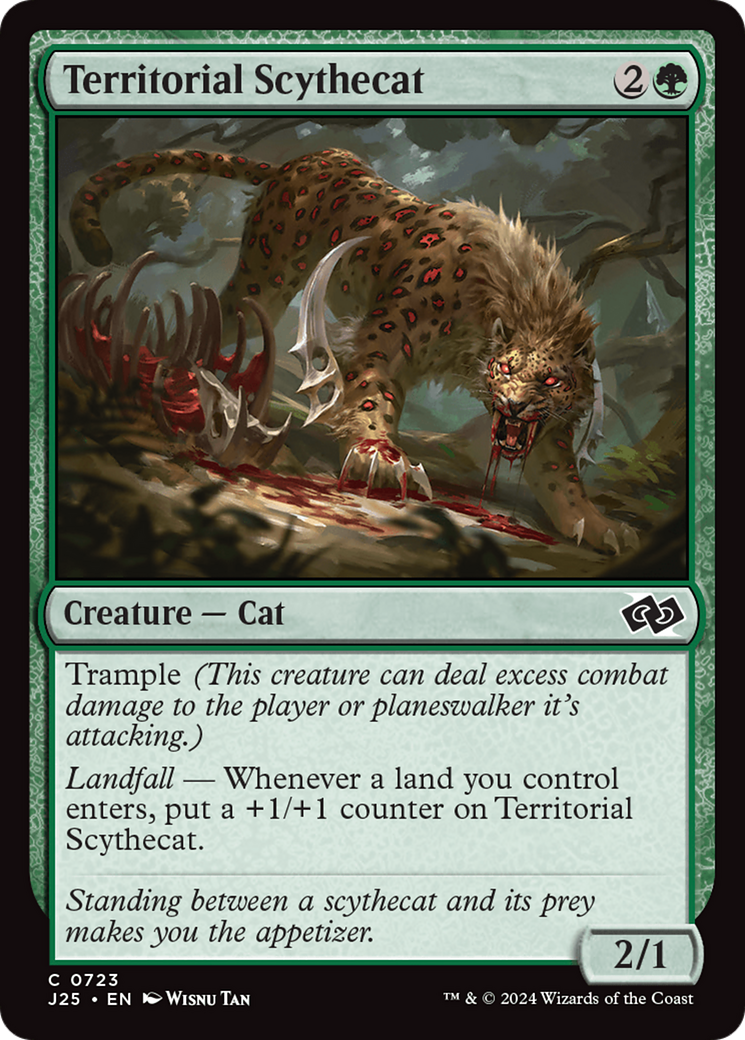 Territorial Scythecat (J25-723) [Foundations Jumpstart] MTG Single Wizards of the Coast