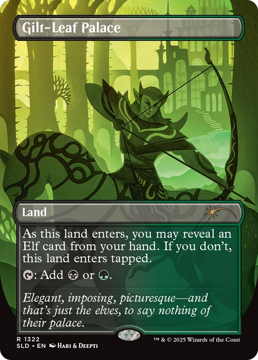 Gilt-Leaf Palace (SLD-1322) [Secret Lair] Drop (Borderless) MTG Single Wizards of the Coast