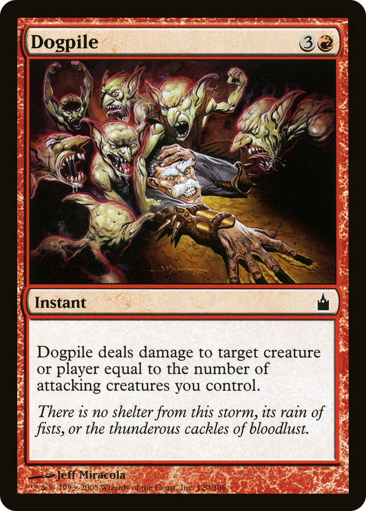 Dogpile (RAV-120) [Ravnica: City of Guilds] Foil MTG Single Wizards of the Coast