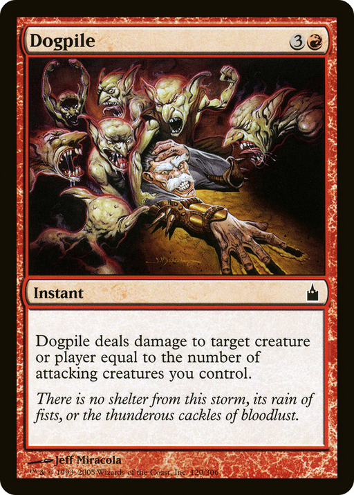 Dogpile (RAV-120) [Ravnica: City of Guilds] MTG Single Wizards of the Coast