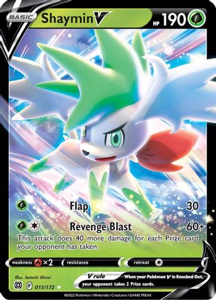 Shaymin V (13/172) Holofoil [SWSH: Brilliant Stars] Pokemon Single Pokémon