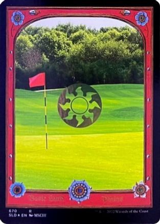 Plains // Battlefield Forge (SLD-670) [Secret Lair] Drop Series Foil MTG Single Wizards of the Coast