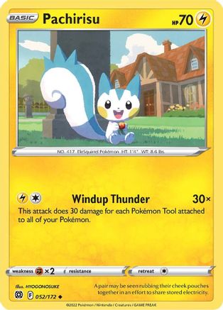 Pachirisu (52/172) [SWSH: Brilliant Stars] Pokemon Single Pokémon