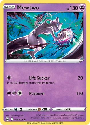 Mewtwo (56/172) [SWSH: Brilliant Stars] Pokemon Single Pokémon