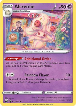 Alcremie (71/172) Reverse Holofoil [SWSH: Brilliant Stars] Pokemon Single Pokémon