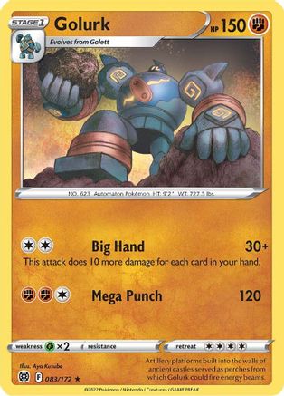 Golurk (83/172) [SWSH: Brilliant Stars] Pokemon Single Pokémon