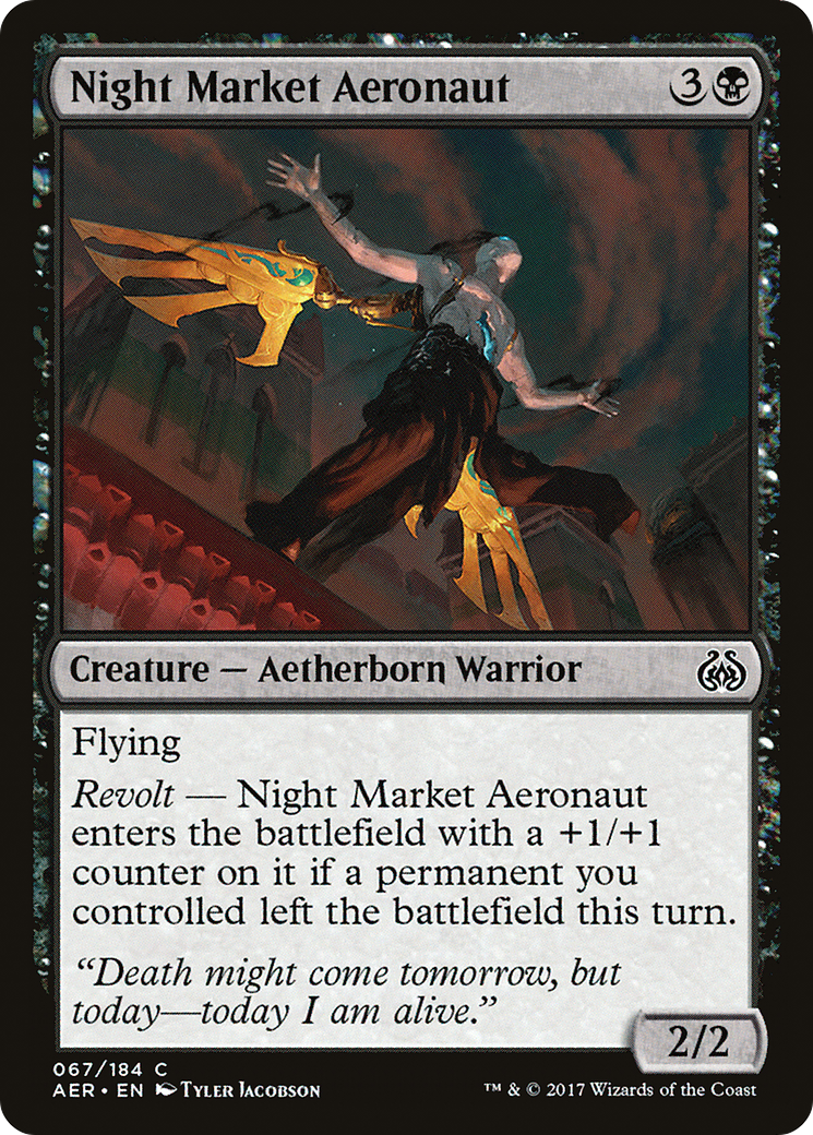 Night Market Aeronaut (AER-067) [Aether Revolt] Foil MTG Single Wizards of the Coast