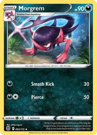 Morgrem (93/172) [SWSH: Brilliant Stars] Pokemon Single Pokémon