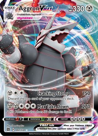 Aggron VMAX (97/172) - [SWSH: Brilliant Stars] Holofoil Pokemon Single Pokémon