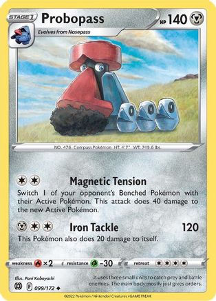 Probopass (99/172) Reverse Holofoil [SWSH: Brilliant Stars] Pokemon Single Pokémon