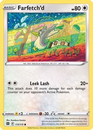 Farfetch'd (115/172) [SWSH: Brilliant Stars] Pokemon Single Pokémon
