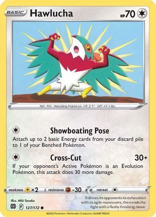 Hawlucha (127/172) [SWSH: Brilliant Stars] Pokemon Single Pokémon