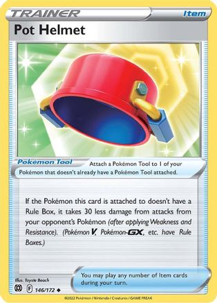 Pot Helmet (146/172) Reverse Holofoil [SWSH: Brilliant Stars] Pokemon Single Pokémon