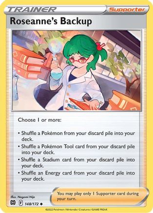 Roseanne's Backup (148/172) [SWSH: Brilliant Stars] Pokemon Single Pokémon