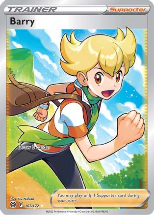Barry (Full Art) (167/172) Holofoil [SWSH: Brilliant Stars] Pokemon Single Pokémon