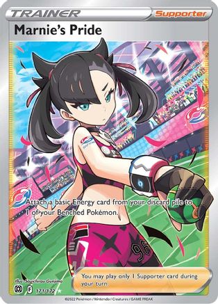 Marnie's Pride (Full Art) (171/172) Holofoil [SWSH: Brilliant Stars] Pokemon Single Pokémon