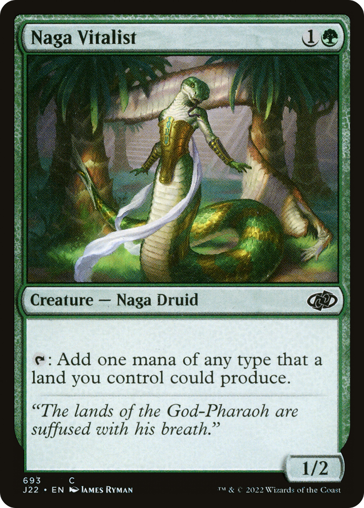 Naga Vitalist (J22-693) [Jumpstart 2022] MTG Single Wizards of the Coast