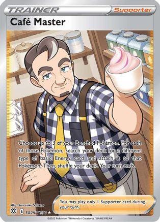 Cafe Master (TG25/30) Holofoil [SWSH: Brilliant Stars Trainer Gallery] Pokemon Single Pokémon