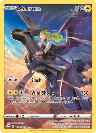 Zekrom TG05/30 Holofoil [SWSH: Brilliant Stars Trainer Gallery] Pokemon Single Pokémon