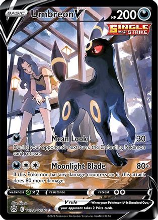 Umbreon V (TG22/30) Holofoil [SWSH: Brilliant Stars Trainer Gallery] Pokemon Single Pokémon