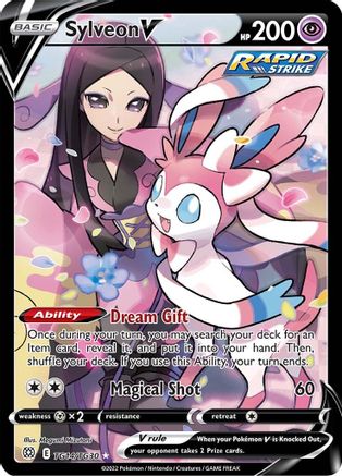 Sylveon V (TG14/30) Holofoil [SWSH: Brilliant Stars Trainer Gallery] Pokemon Single Pokémon
