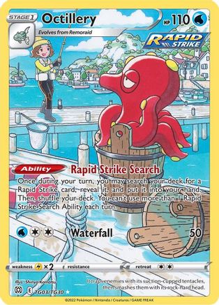 Octillery (TG03/30) Holofoil [SWSH: Brilliant Stars Trainer Gallery] Pokemon Single Pokémon