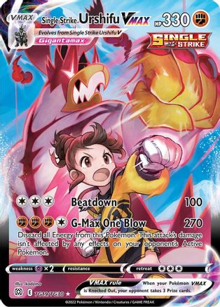 Single Strike Urshifu VMAX (TG19/30) Holofoil [SWSH: Brilliant Stars Trainer Gallery] Pokemon Single Pokémon