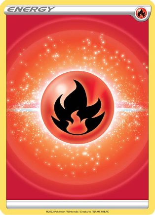Fire Energy (2022 Unnumbered) () Reverse Holofoil [SWSH: Brilliant Stars] Pokemon Single Pokémon