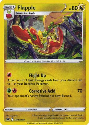 Flapple - SWSH189 (SWSH189/307) Holofoil [Promos: SWSH Promo Cards] Pokemon Single Pokémon