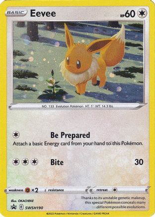 Eevee - SWSH190 (SWSH190/307) Holofoil [Promos: SWSH Promo Cards] Pokemon Single Pokémon