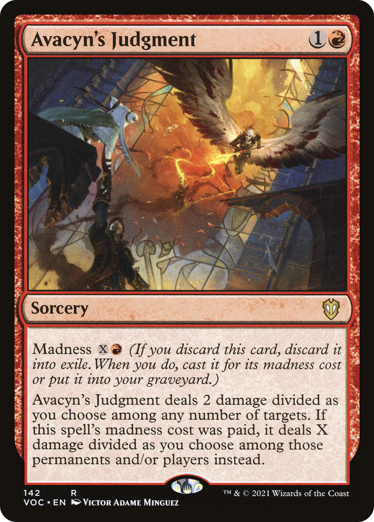 Avacyn's Judgment (VOC-142) [Crimson Vow Commander] MTG Single Wizards of the Coast