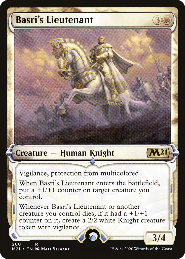 Basri's Lieutenant (M21-288) [Core Set 2021] (Showcase) MTG Single Wizards of the Coast