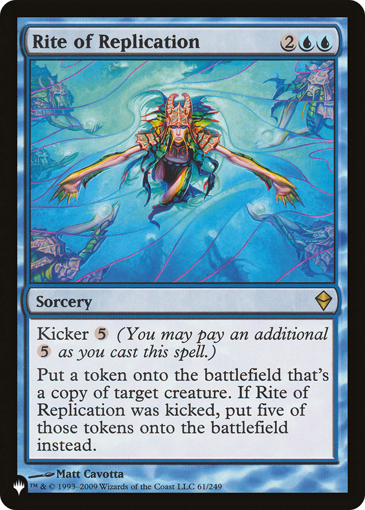 Rite of Replication (LIST-ZEN-61) [The List] MTG Single Magic: The Gathering