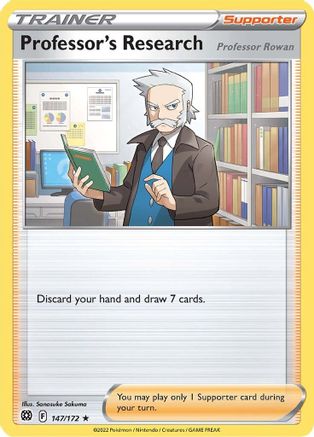 Professor's Research - 147/172 [Misc: Deck Exclusives] Pokemon Single Pokémon