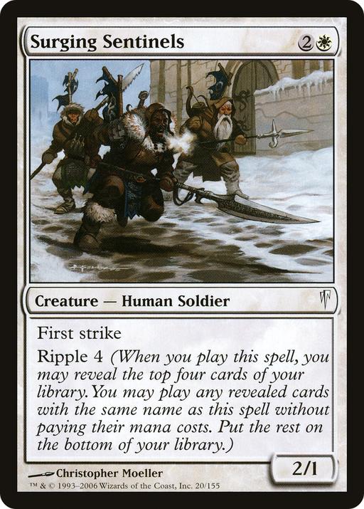 Surging Sentinels (CSP-020) [Coldsnap] MTG Single Wizards of the Coast