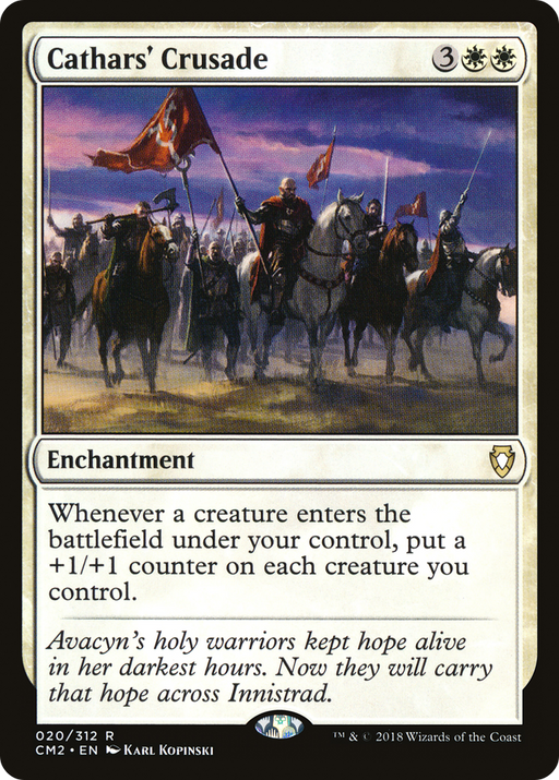 Cathars' Crusade (CM2-020) [Commander Anthology Volume II] MTG Single Wizards of the Coast