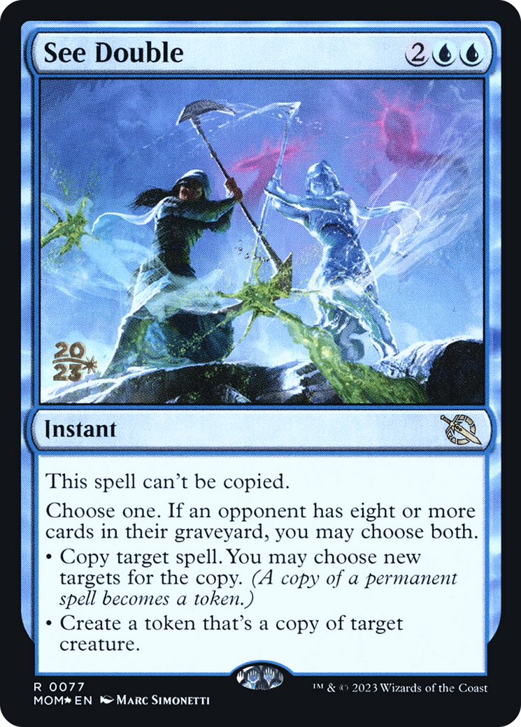 See Double (PRE-77S) [March of the Machine Promos] Foil MTG Single Wizards of the Coast