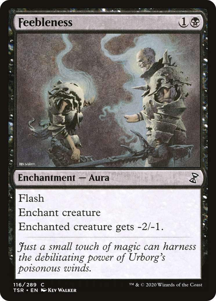 Feebleness (TSR-116) [Time Spiral Remastered] MTG Single Wizards of the Coast
