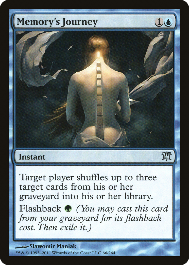 Memory's Journey (ISD-066) [Innistrad] Foil MTG Single Wizards of the Coast