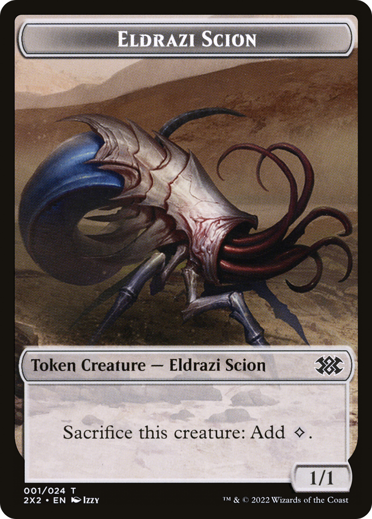 Eldrazi Scion (T2X2-001) [Tokens] Double Masters 2022 Tokens Foil MTG Single Wizards of the Coast