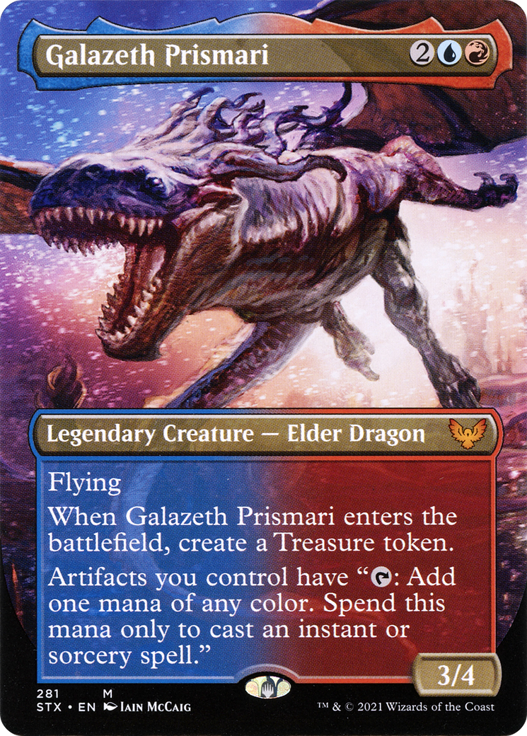 Galazeth Prismari (STX-281) [Strixhaven: School of Mages] (Borderless) MTG Single Wizards of the Coast