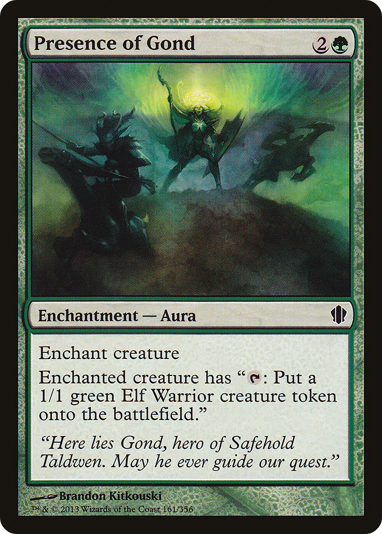 Presence of Gond (C13-161) [Commander 2013] MTG Single Wizards of the Coast